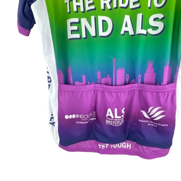 Primal Ride Marshal Tribute Trek 2023 Unisex Sports Cut Raglan Cycling Jersey L - Picture 6 of 10